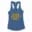 Tension Edukadha Kudu Women's Racerback Tank in Solid Royal Color